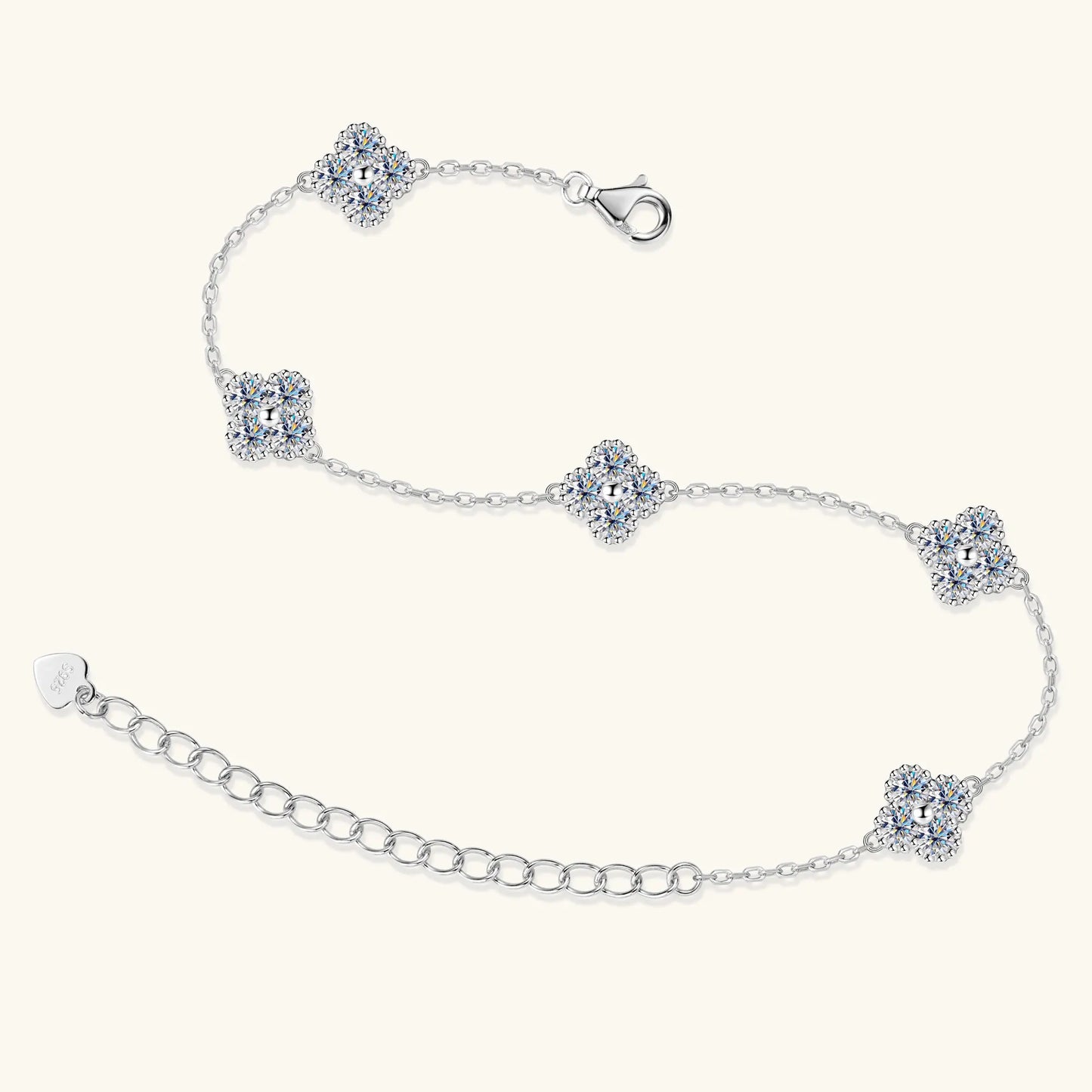Kensington Clover Moissanite