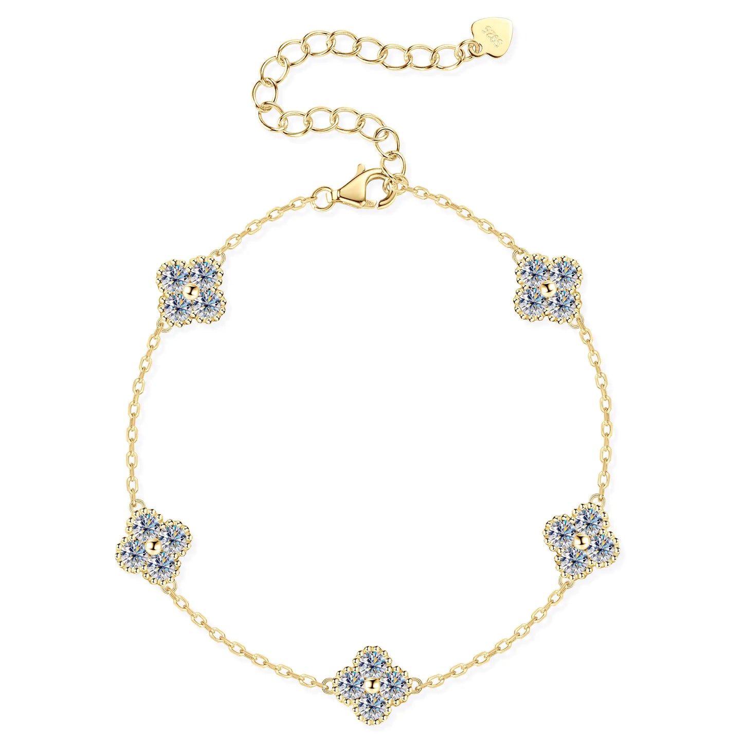 Kensington Clover Moissanite