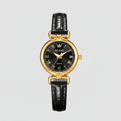 Belgravia Coffee Gold Leather