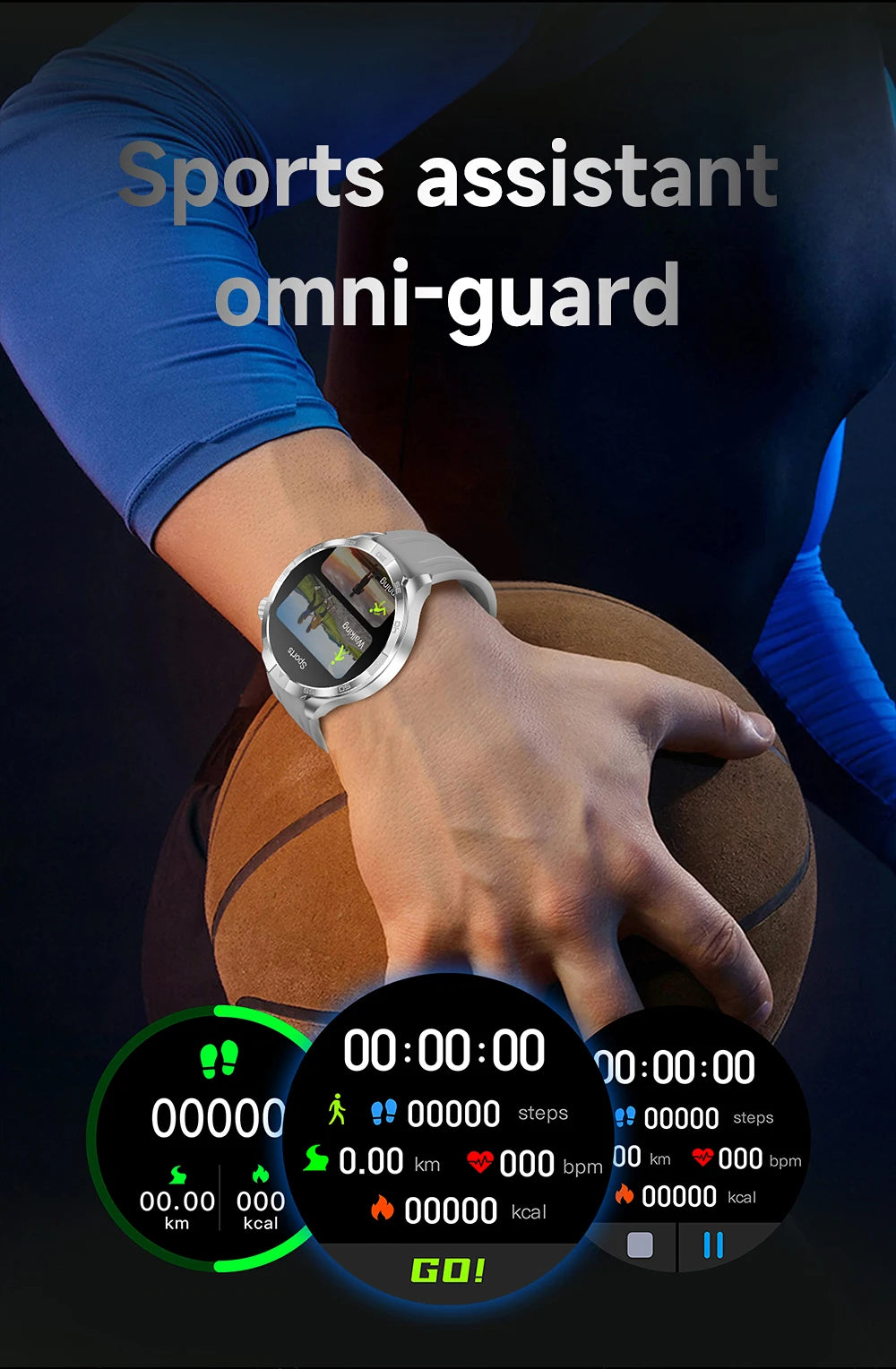 New GT5 Pro AMOLED GPS Smartwatch with NFC & Bluetooth