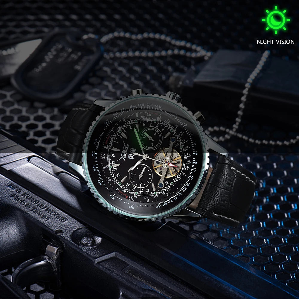 JARAGUAR PRO 360 Mechanical Skeleton Watch