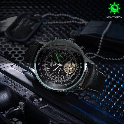 JARAGUAR PRO 360 Mechanical Skeleton Watch