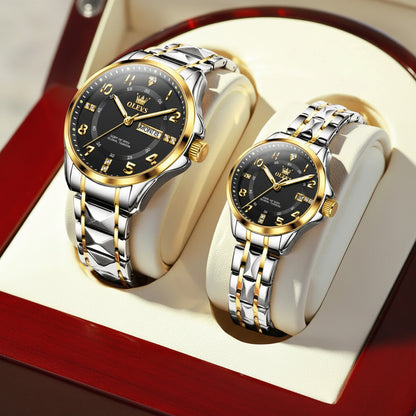 The Belgravia Gold Couple Watch Set