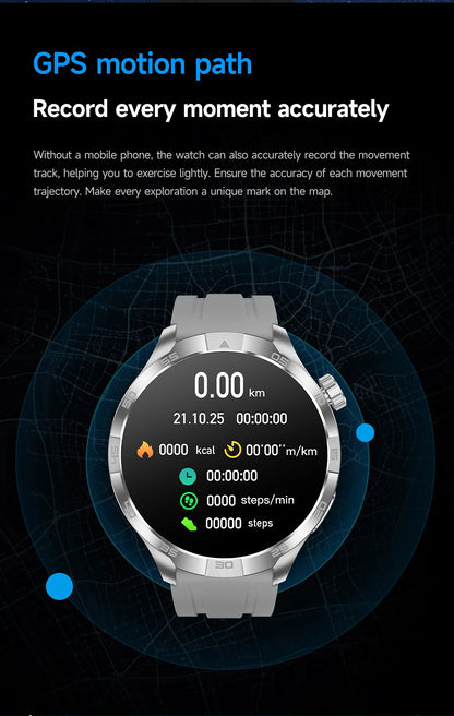 New GT5 Pro AMOLED GPS Smartwatch with NFC & Bluetooth