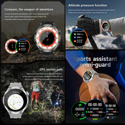 New GT5 Pro AMOLED GPS Smartwatch with NFC & Bluetooth