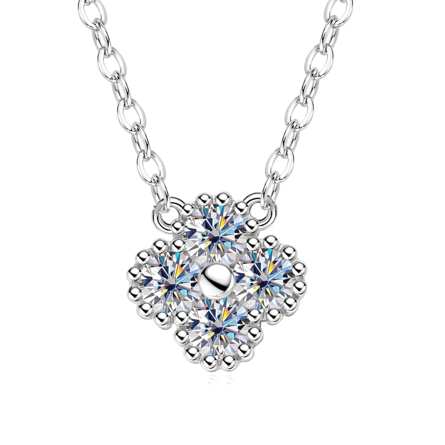 Kensington Clover Moissanite
