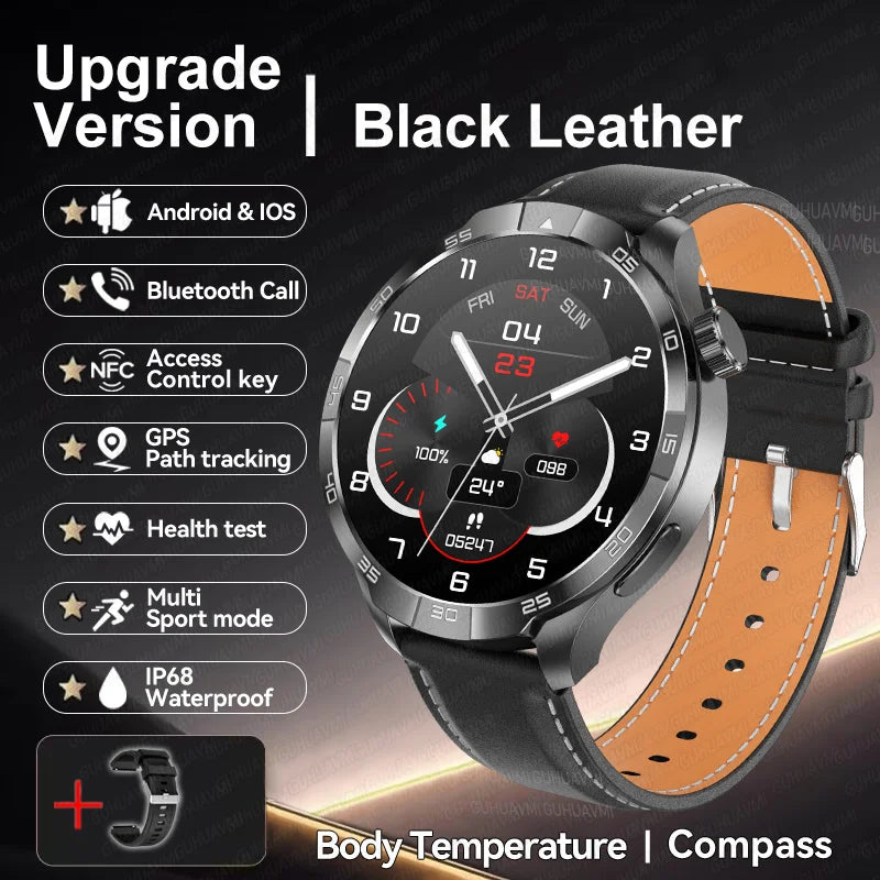 New GT5 Pro AMOLED GPS Smartwatch with NFC & Bluetooth