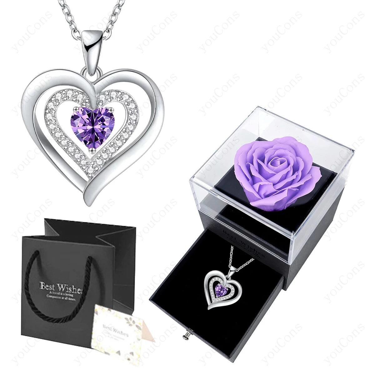Chelsea Azure Heart Rose