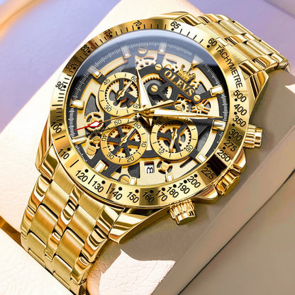 Imperial Gold Skeleton Chronograph