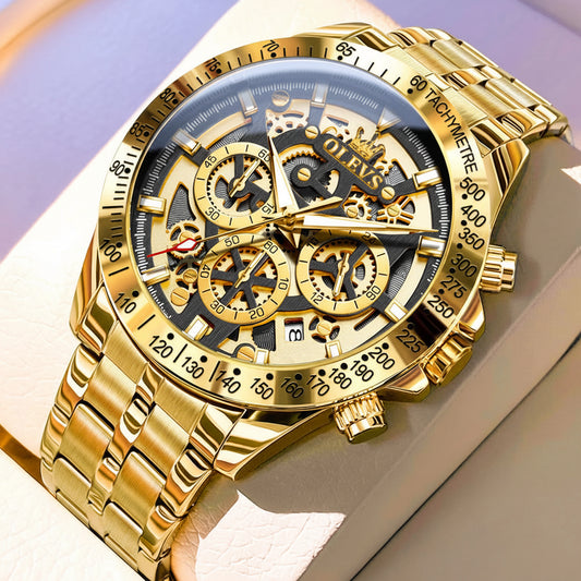 Imperial Gold Skeleton Chronograph