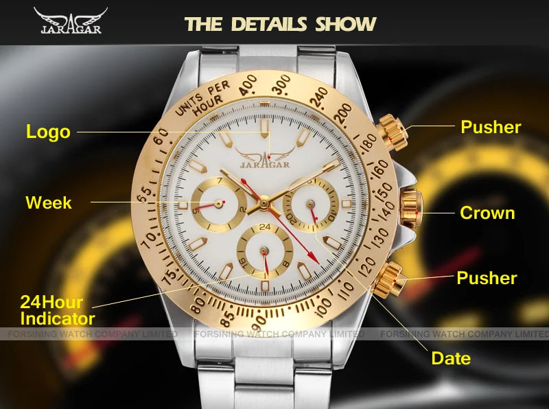 JARAGUAR GT5 360 Luxury Chronograph Watch