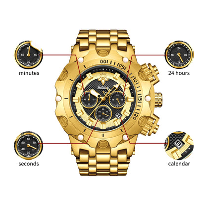 Royal Chrono Gold – Luxury Men’s Chronograph Watch