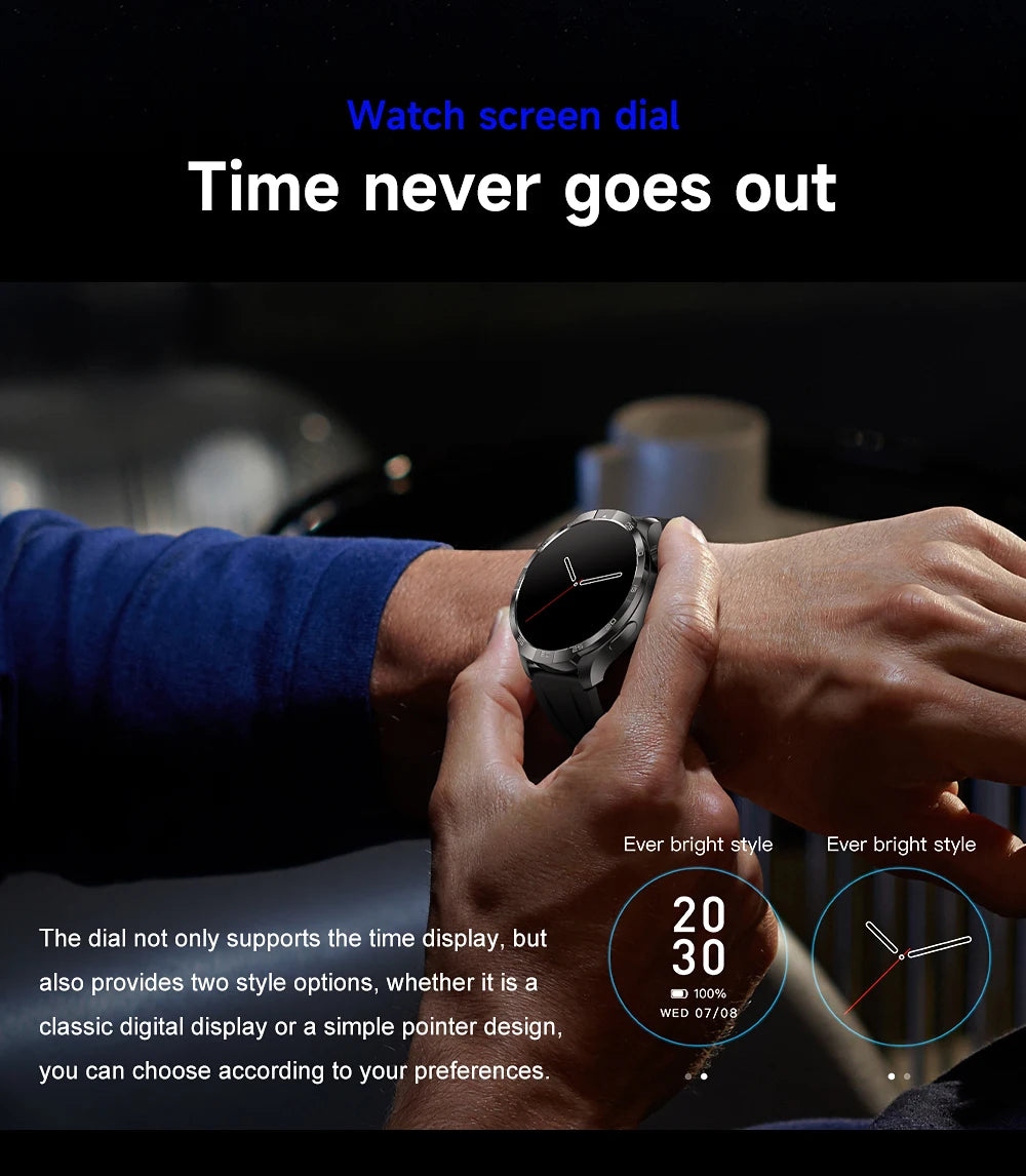 New GT5 Pro AMOLED GPS Smartwatch with NFC & Bluetooth