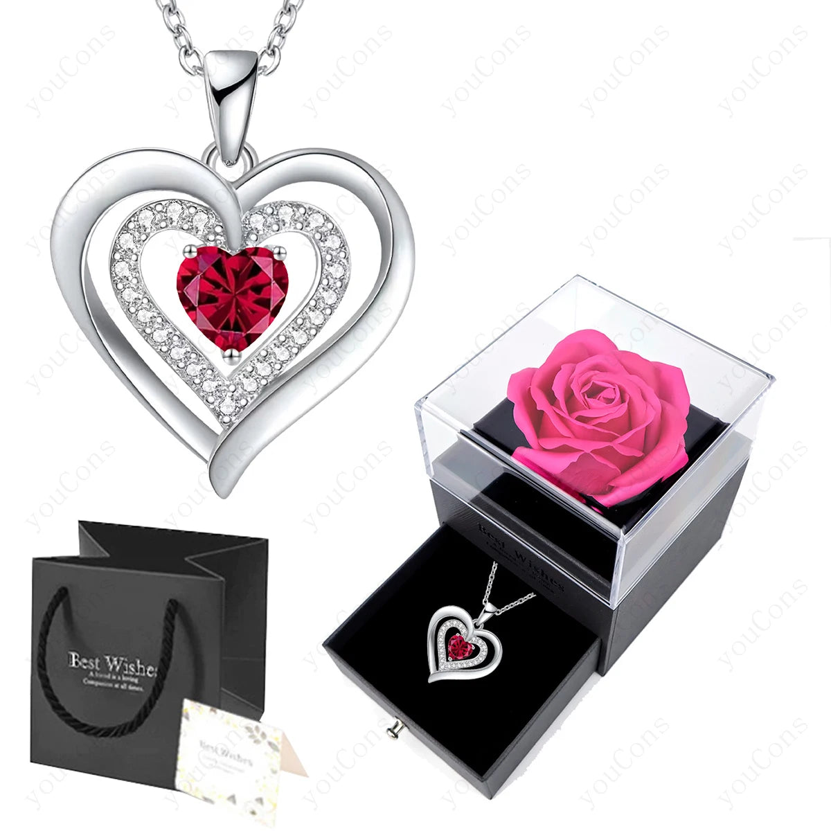 Chelsea Azure Heart Rose