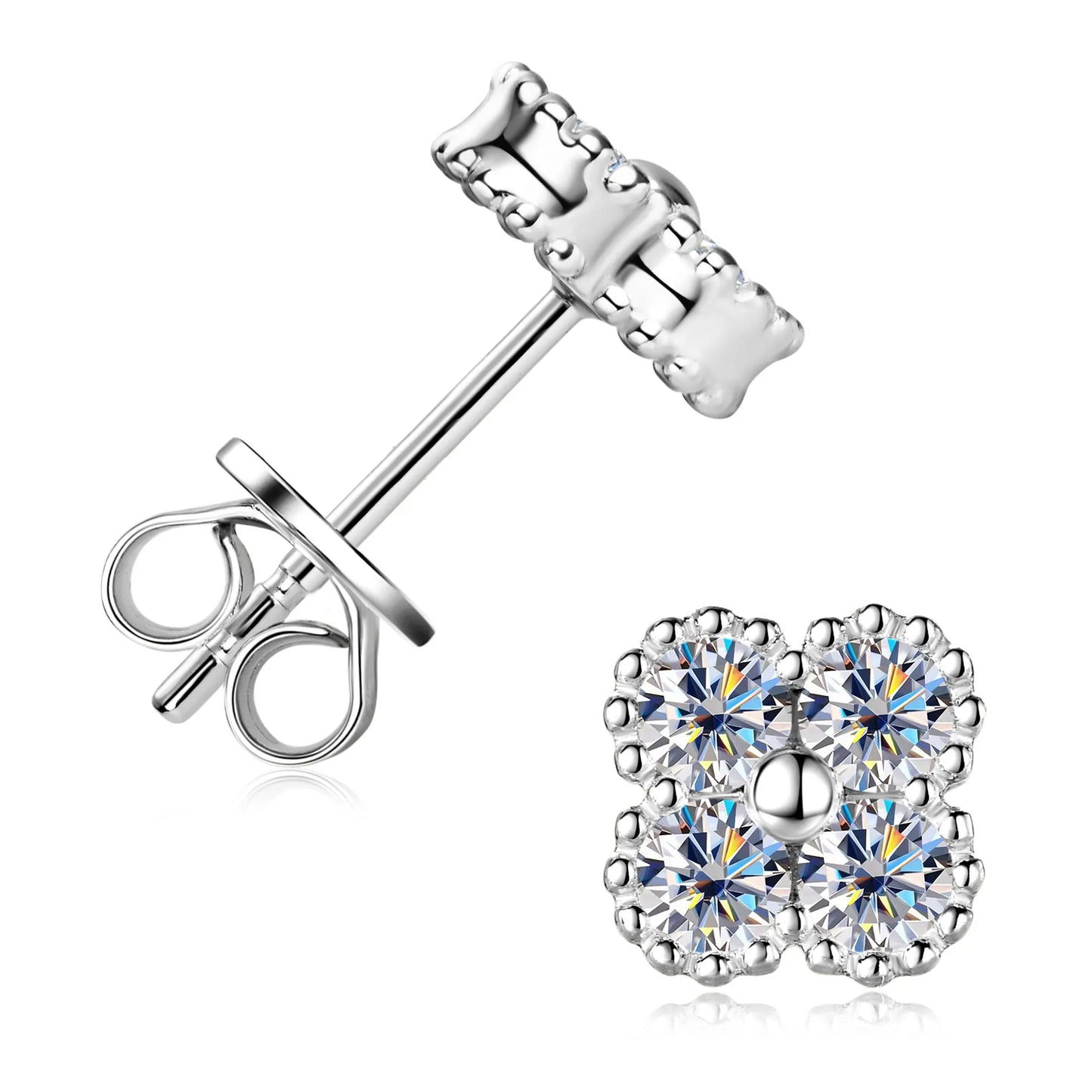 Kensington Clover Moissanite