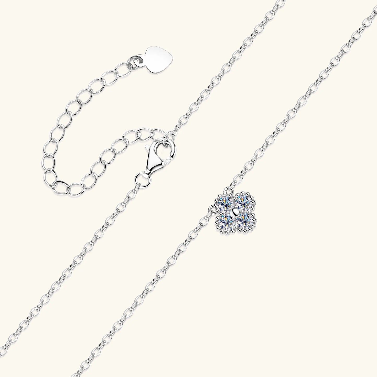 Kensington Clover Moissanite