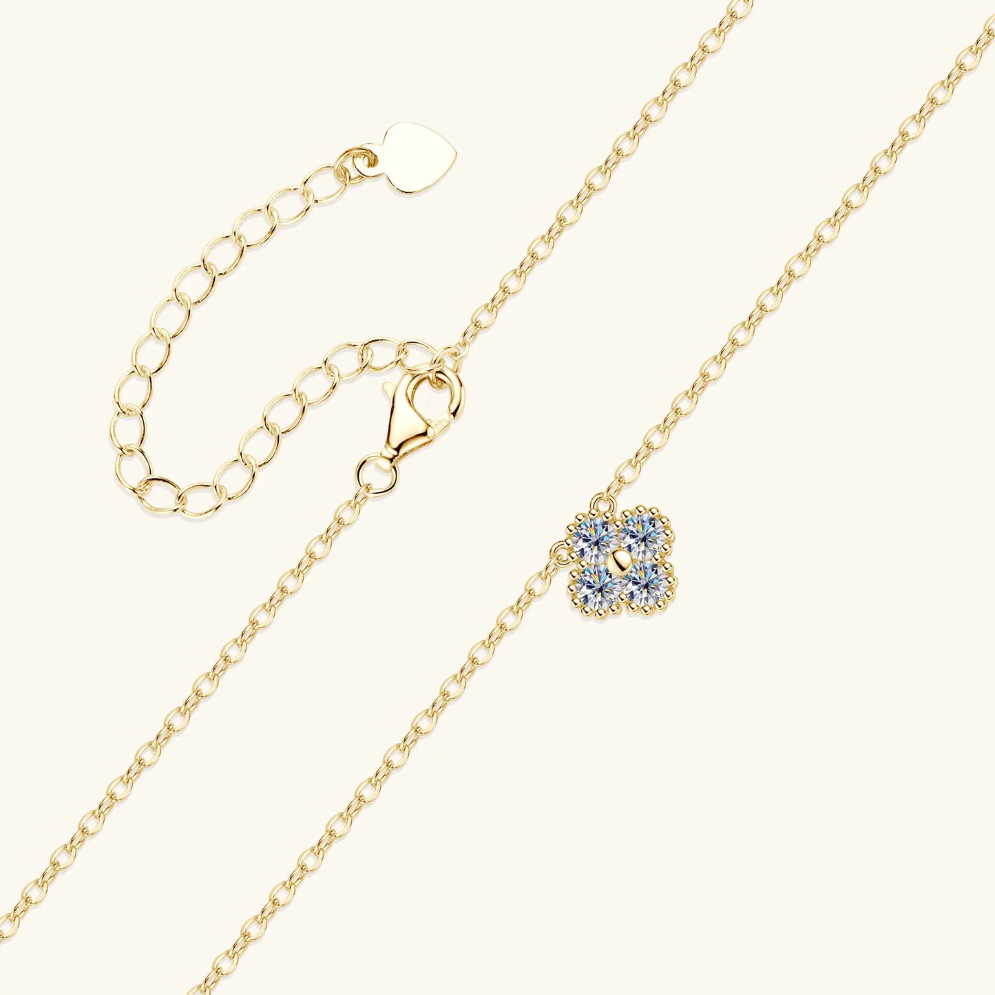 Kensington Clover Moissanite