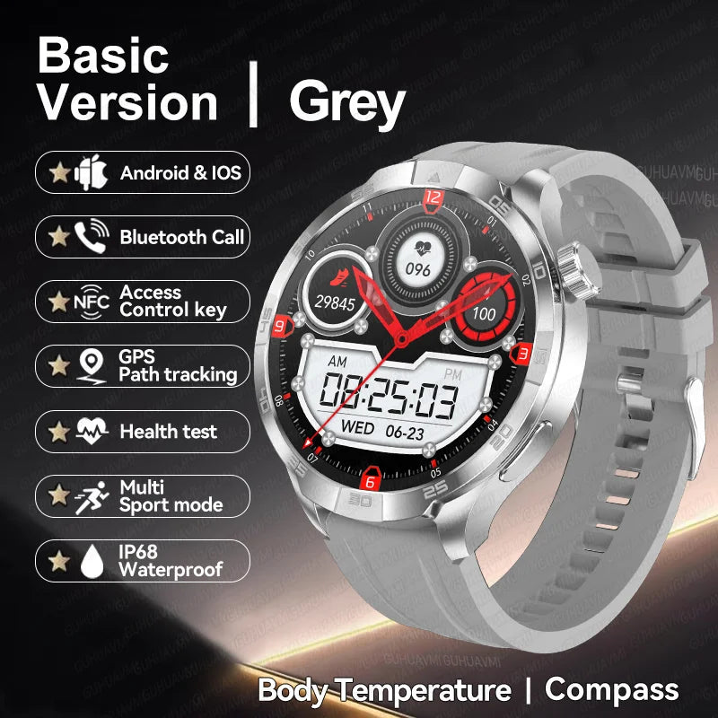 New GT5 Pro AMOLED GPS Smartwatch with NFC & Bluetooth