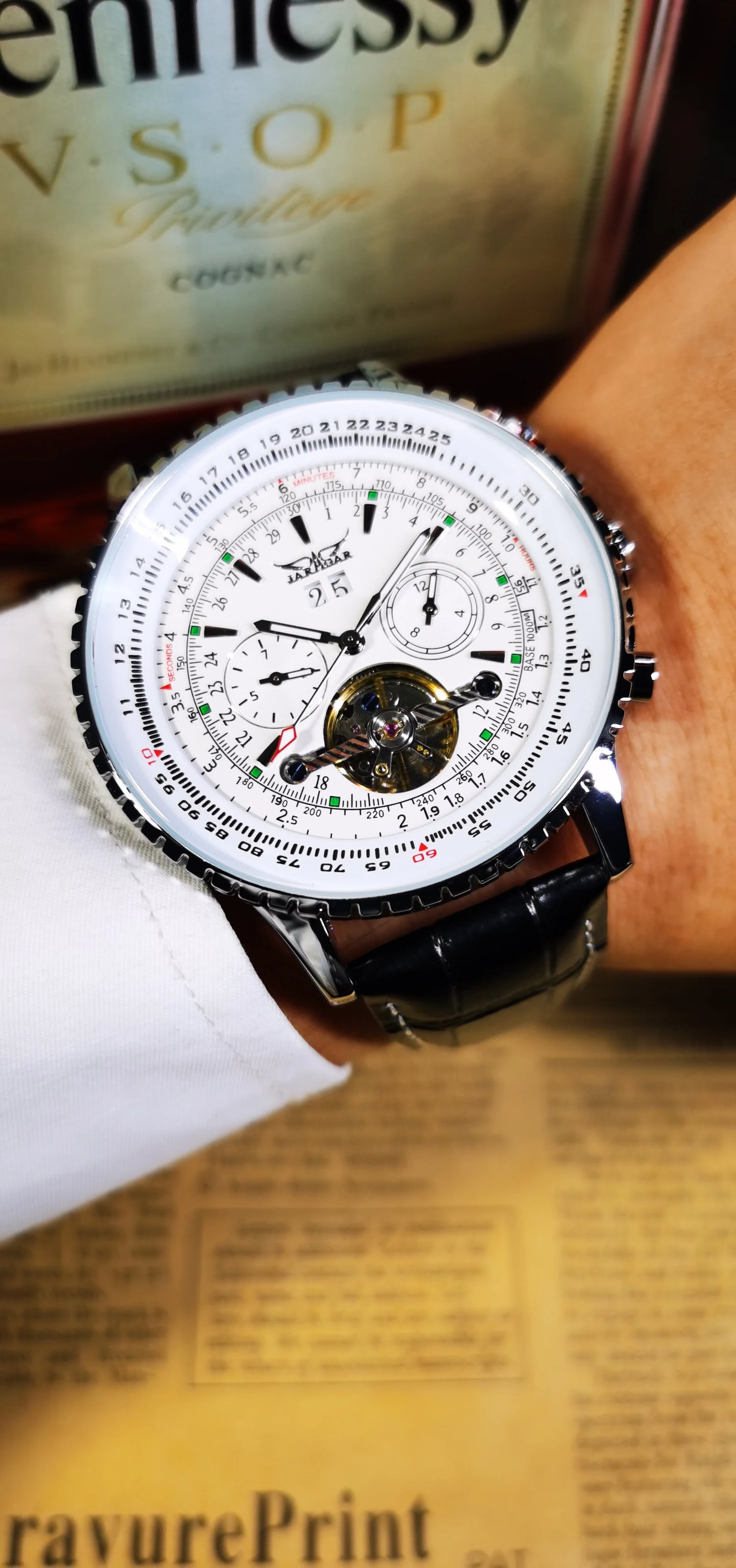 JARAGUAR PRO 360 Mechanical Skeleton Watch