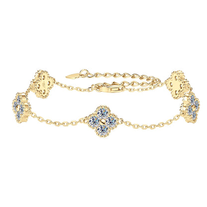 Kensington Clover Moissanite