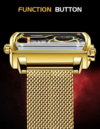 Vanguard Gold Square Chronograph – Men’s Luxury Chronograph Watch