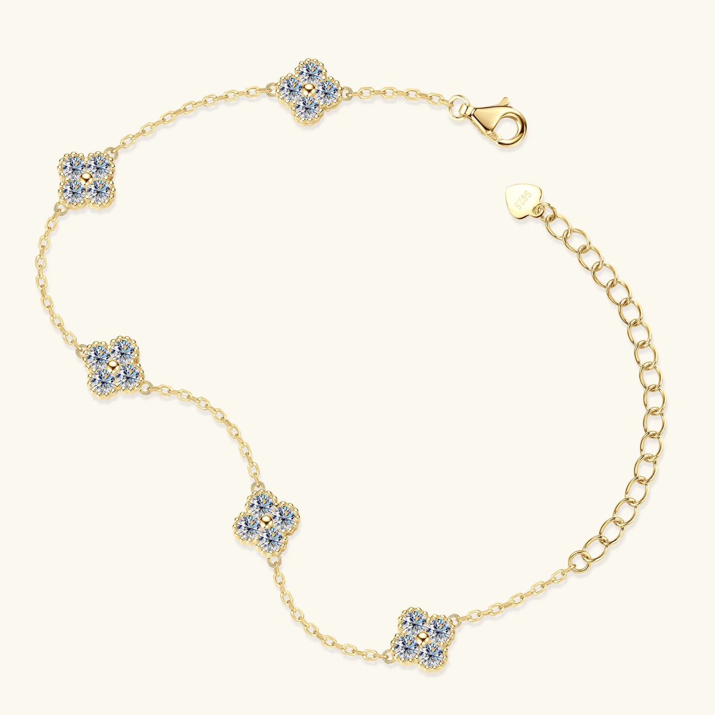 Kensington Clover Moissanite