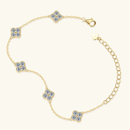 Kensington Clover Moissanite