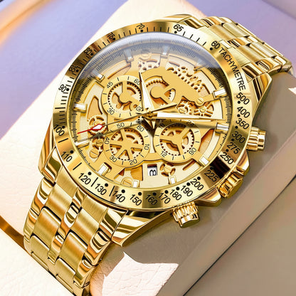 Imperial Gold Skeleton Chronograph