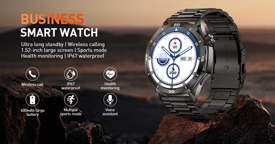LIGE GT5 Rose Smartwatch