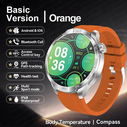 New GT5 Pro AMOLED GPS Smartwatch with NFC & Bluetooth