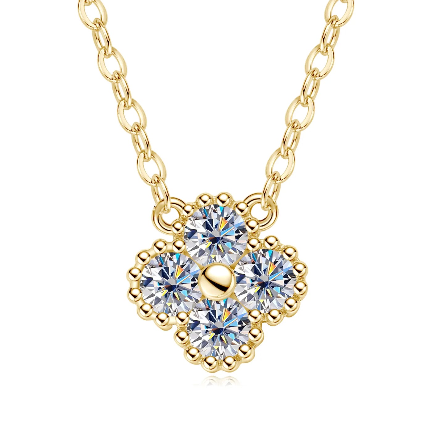 Kensington Clover Moissanite