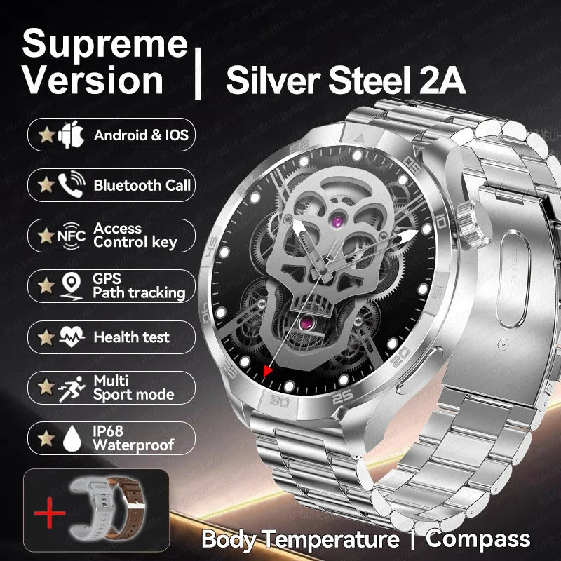 New GT5 Pro AMOLED GPS Smartwatch with NFC & Bluetooth