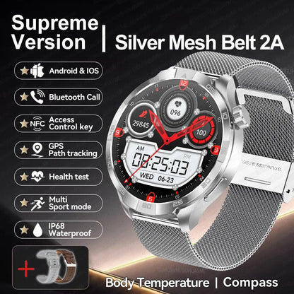 New GT5 Pro AMOLED GPS Smartwatch with NFC & Bluetooth