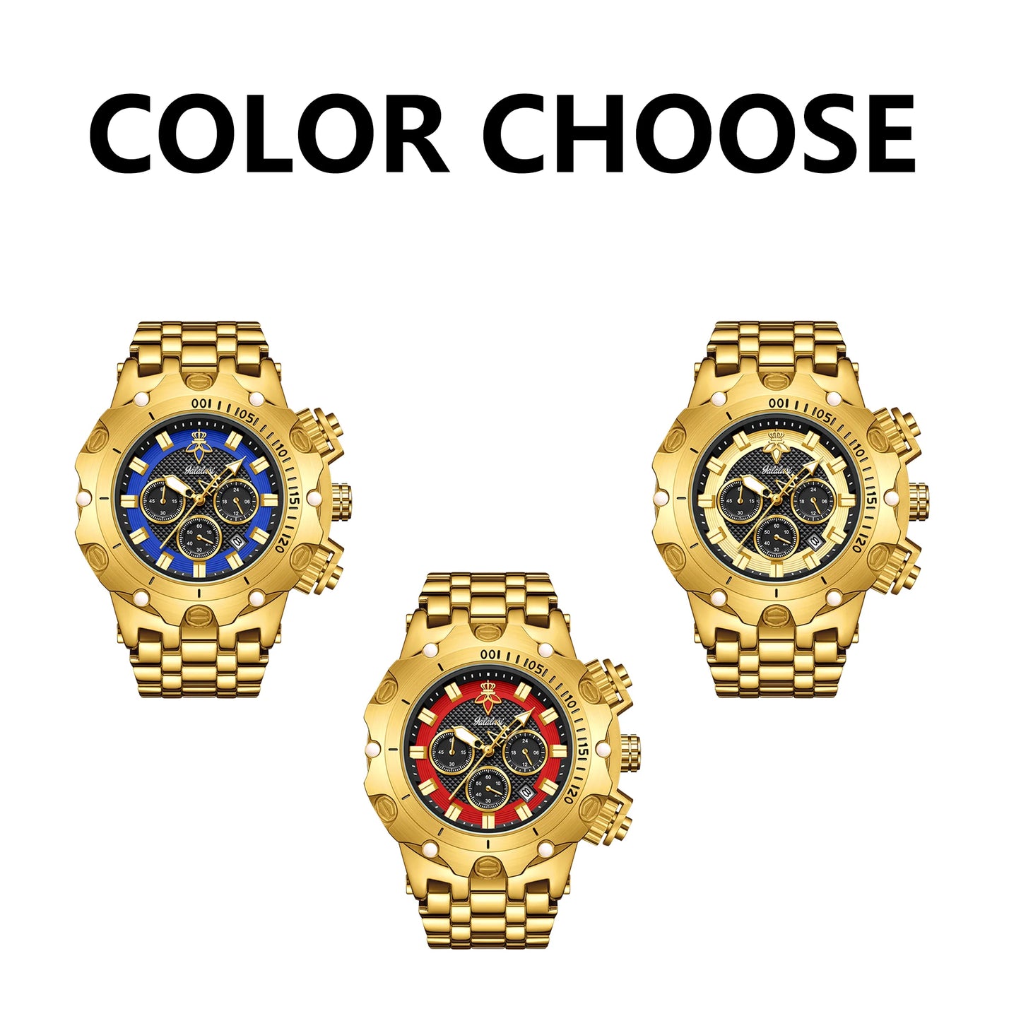 Royal Chrono Gold – Luxury Men’s Chronograph Watch