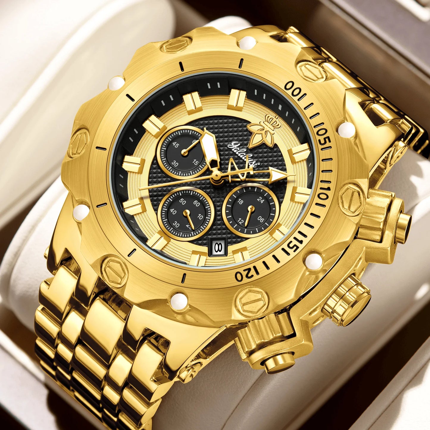 Royal Chrono Gold – Luxury Men’s Chronograph Watch