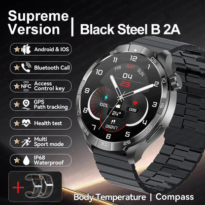 New GT5 Pro AMOLED GPS Smartwatch with NFC & Bluetooth