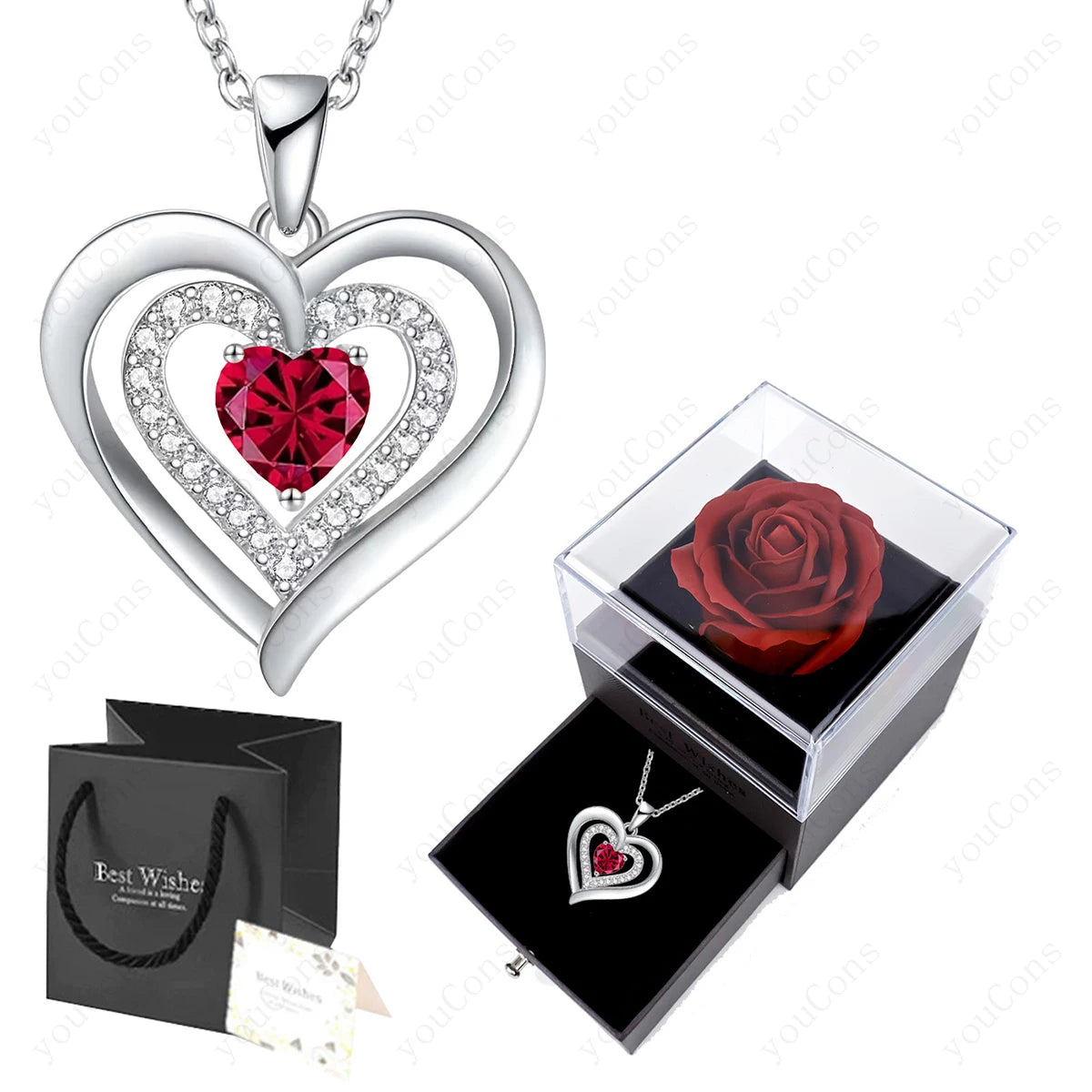 Chelsea Azure Heart Rose