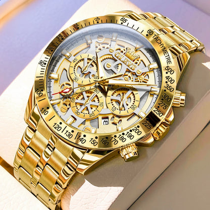 Imperial Gold Skeleton Chronograph