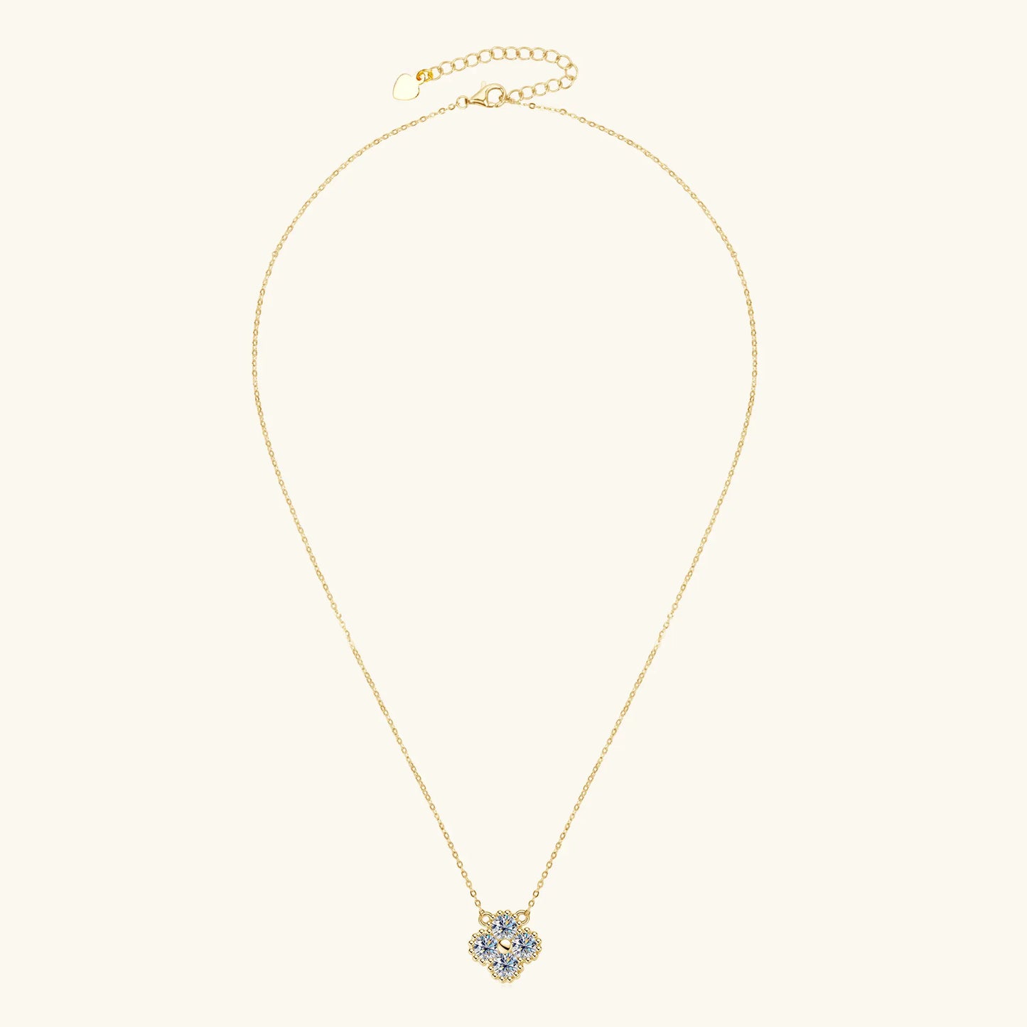 Kensington Clover Moissanite